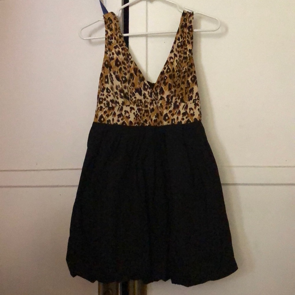 Leopard print dress